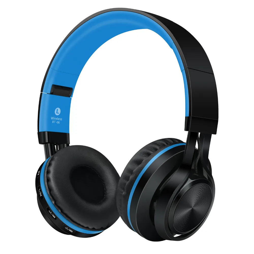 

Sound Intone BT-06 Over-ear Wireless Bluetooth 4.0 Headphones Foldable Stereo with Build-in Microphone, Wired Music Headsets MP3