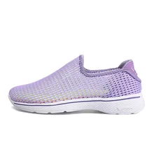 Открытый сетка дышащая быстросохнущая обувь речной воды быстросохнущие летние пляжные Для женщин спортивная обувь на открытом воздухе обувь для преодоления воды Женский