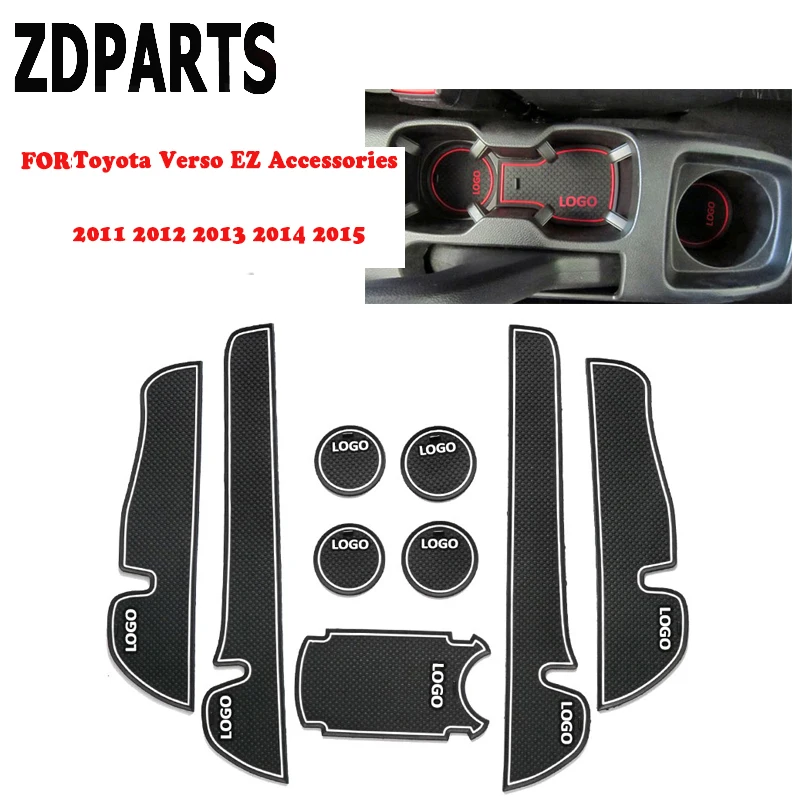 ZDPARTS 1set Car Cup Mat Pad Covers For Toyota Verso EZ