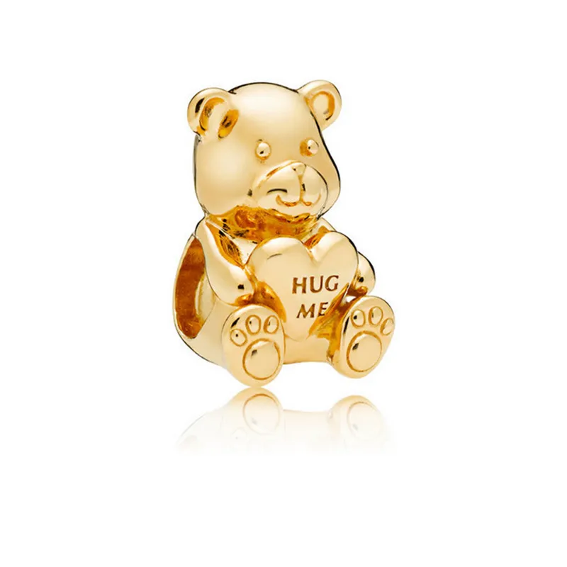 Подходит для pandora Charms Bracelet Весна серебряные бусины 925 пробы блеск соты кружева Шарм для женщин самодельные Украшения, Аксессуары - Цвет: JS19