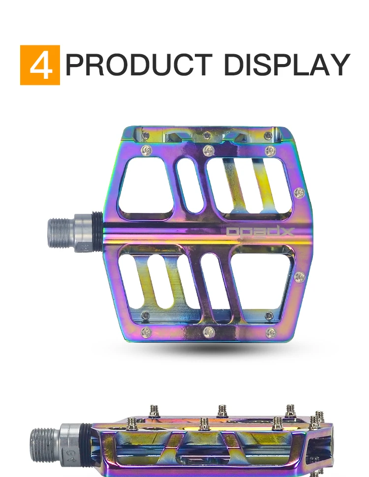 Wellgo Xpedo XMX26MC Ultralight Professional Hight Quality Bicycle Pedals Oil Slick Color plating