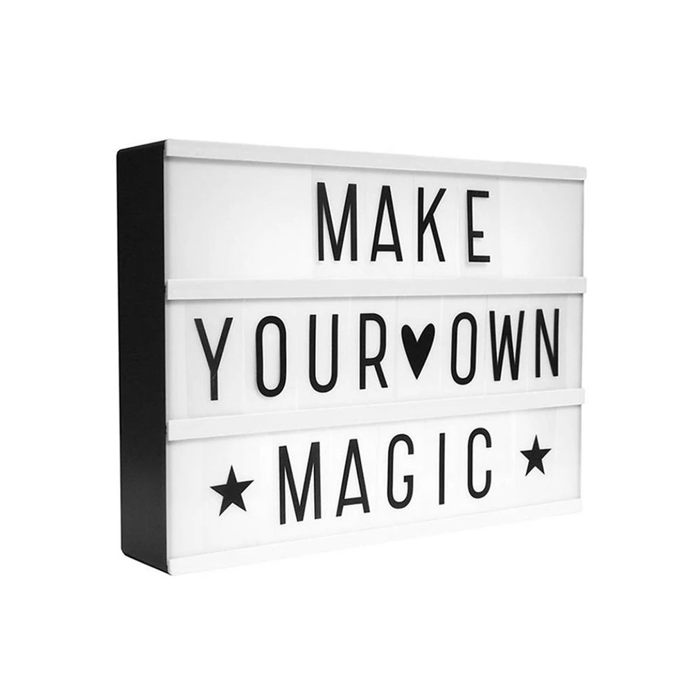 Светодиодный светильник A4 A6 светодиодный комбинированный с буквенным принтом