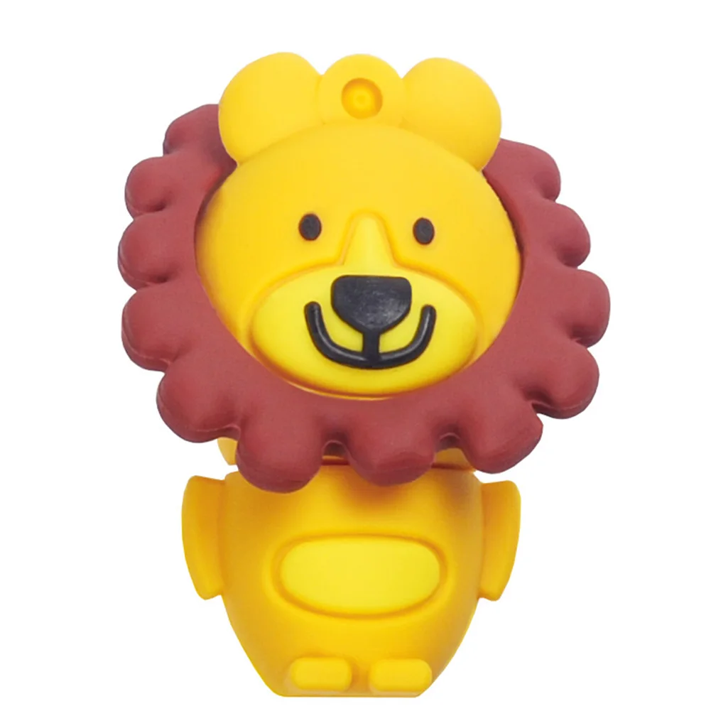 LEIZHAN Lion USB флеш накопитель с милым изображением слона 64 ГБ 32 16 8 4 u диск