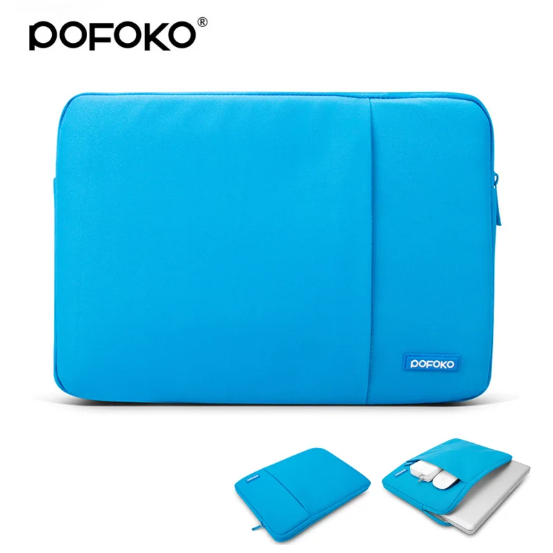 POFOKO 13.3 11.6 15.6 дюймовый ноутбук чехол для MacBook Pro 13 дюймов Laptop Sleeve Мужчины Женщины