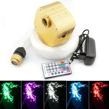 2017 New 16W RGBW Twinkle LED Fiber Optic Star sky Ceiling Lights Kit 4m 0 75
