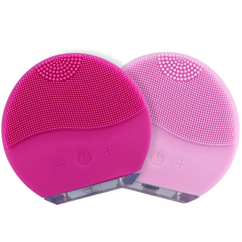 

Electric cleansing instrument Silicone brush for face ultrasonic electric pores clean waterproof beauty face cleansing brush