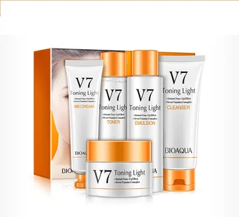 2018 Bioaqua New V7 Cleansing Lotion Lazy Facial Five-Pack Mild Cleansing Moisturizing Facial Treatment Set
2018 Bioaqua New V7 Cleansing Lotion Lazy Facial Five-Pack Mild Cleansing Moisturizing Facial Treatment Set