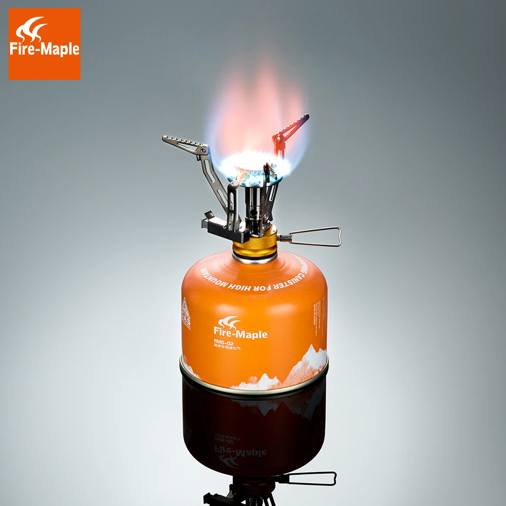 Fire Maple One Piece Foldable Gas Stove Light Weight Stainless Steel