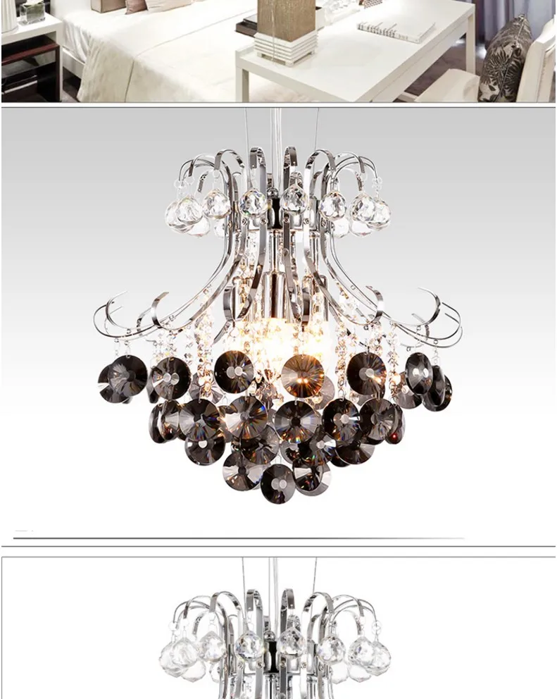 Современные хрустальные люстры de cristal светодиодный haning лампы свадебные украшения дома светильники приспособление