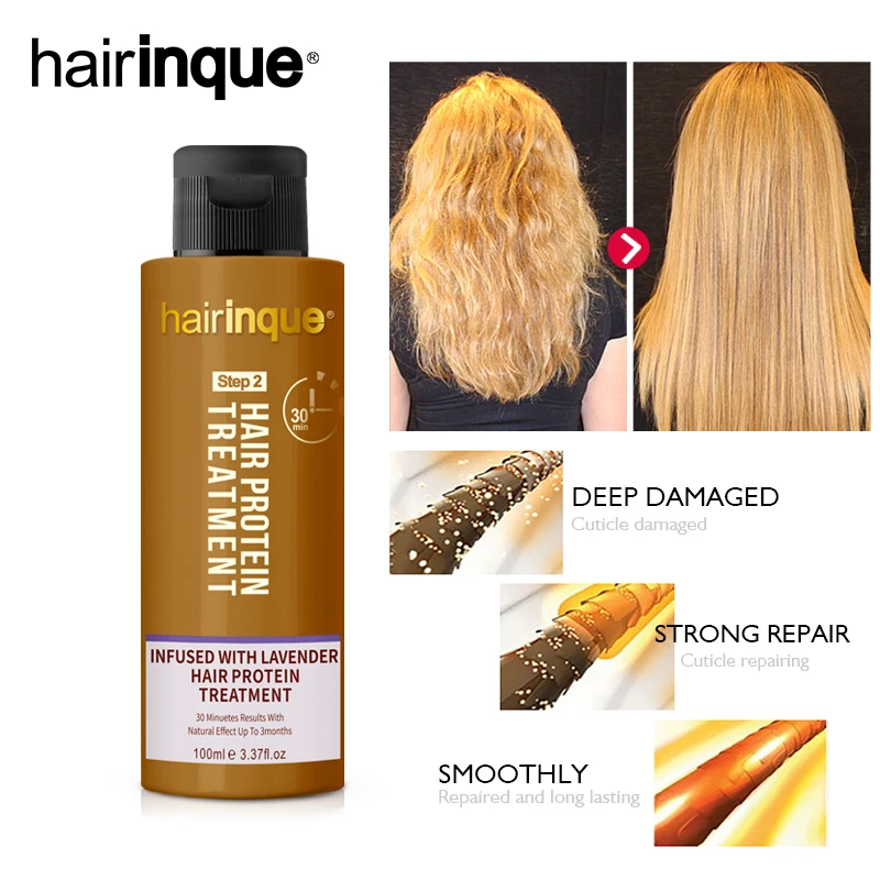 100ml Lavender 12 Brazilian Keratin Hair Treatment Set Hair