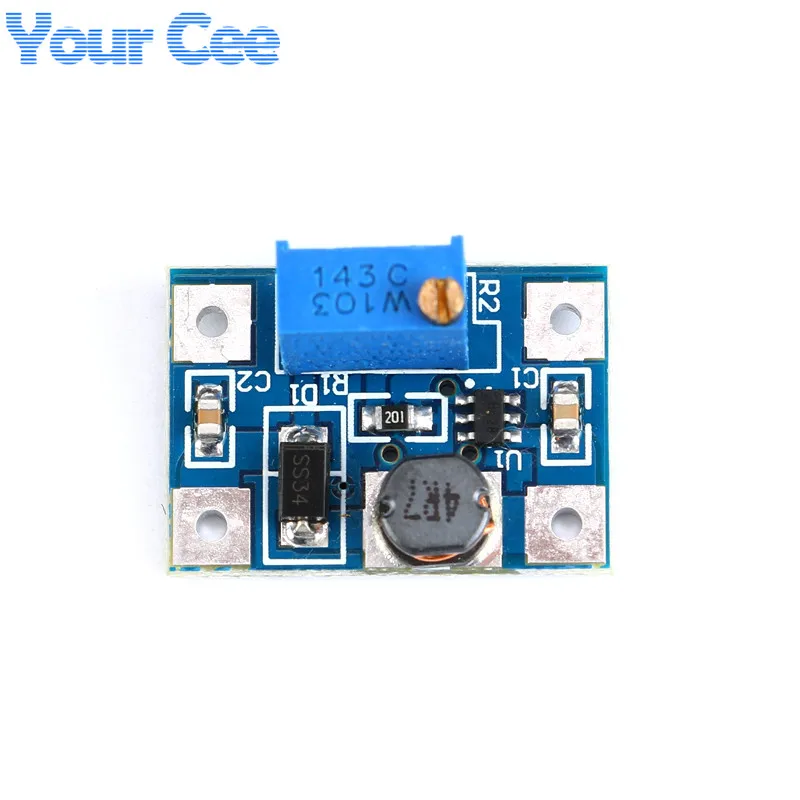 5 шт. DC-DC SX1308 повышающий Регулируемый силовой модуль повышающий преобразователь модуль 2-24 В до 2-28 в 2A