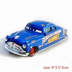 Автомобили disney Pixar Cars 3 сказочные Hudson Hornet литья под давлением металлический сплав игрушечный автомобиль 1:55 новый в наличии disney