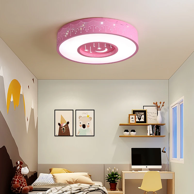 

LED Ceiling Light Modern Lamp Panel Living Room Round Lighting Fixture Bedroom Kitchen Hall Surface Mount Flush Remote Control