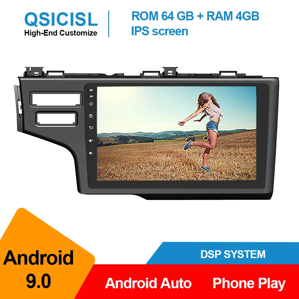 New Android 9.0 car radio multimedia player for Honda FIT 2014-2018 IPS 9&quot 1 din head unit gps navigation | Автомобили и
