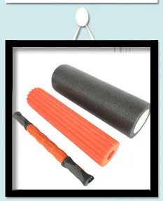 2 in1 Foam Roller Йога Тренировка Фитнес Массаж с шипами, для йоги Foam Roller Йога Массаж позвоночника триггер тензометрический джойстик тренажерный зал дома CrossFit