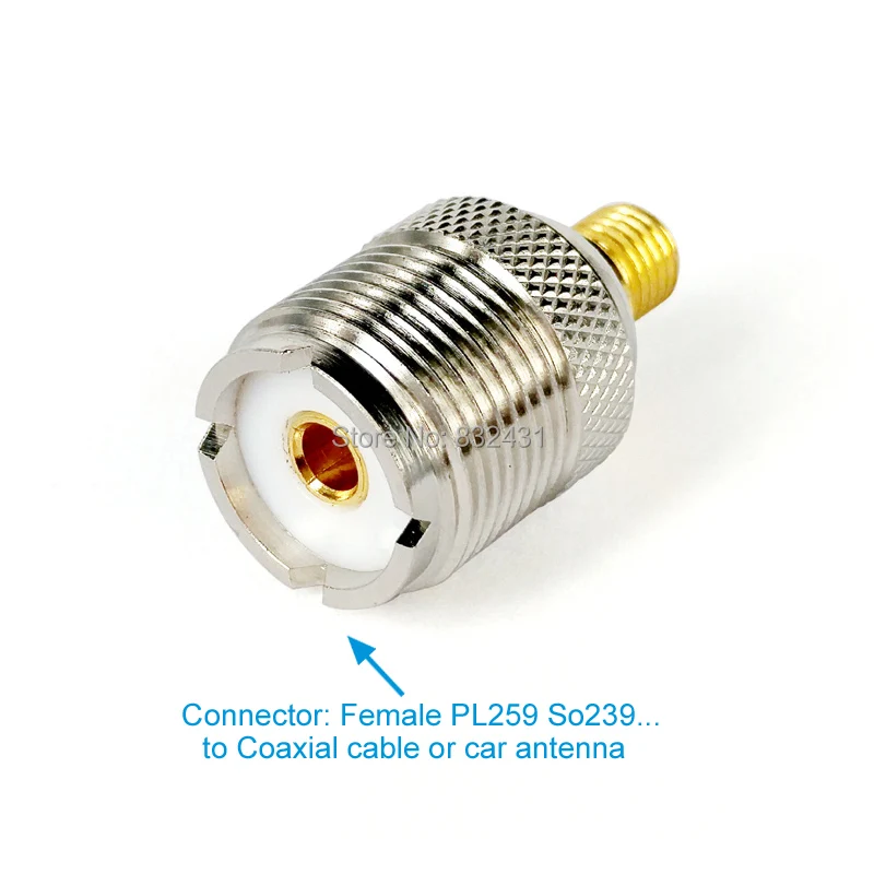 Coaxial Antenna Connector Adapter for Motorola Handheld Walkie Talkie 4
