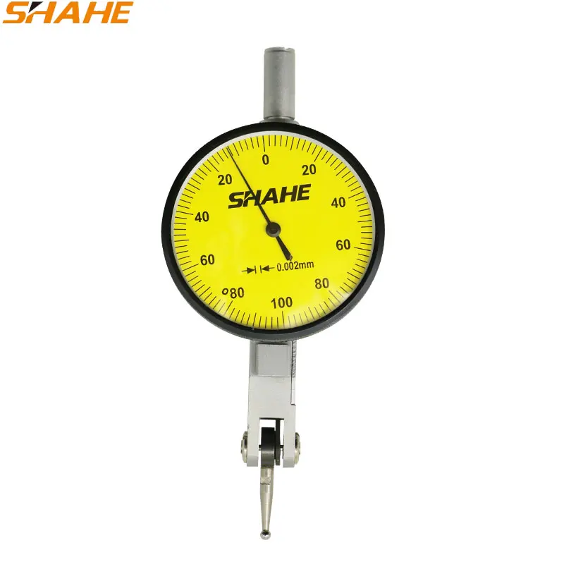 SHAHE 0 0.2mm Precision Lever Dial Gauge Dial Indicator Gauge Dial Test Indicator Gauge Dial