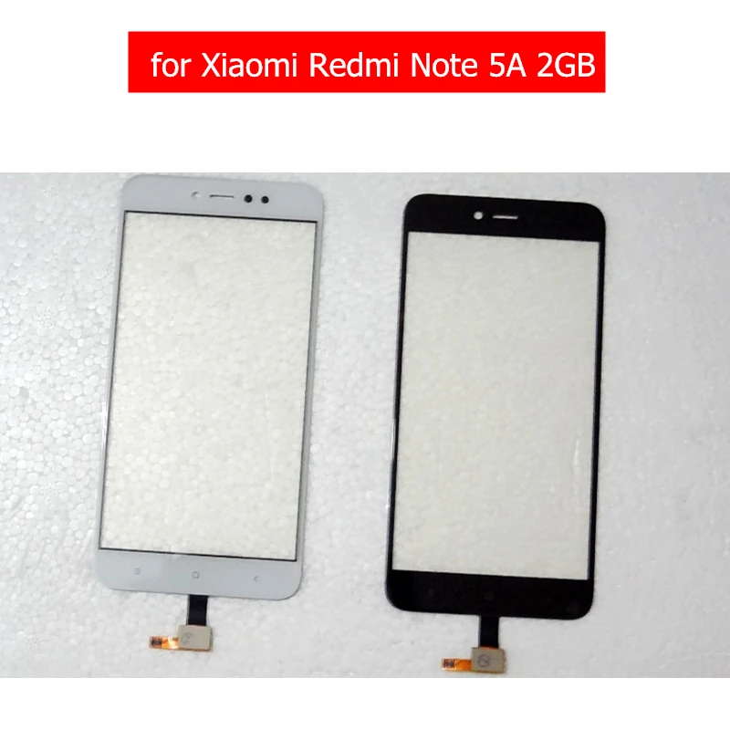 

for Xiaomi Redmi Note 5A 2GB Touch Screen 5.5" Glass Panel Digitizer Sensor Touchpad Front Glass Repair Spare Parts
