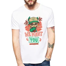 Футболка с длинным рукавом для мужчин летняя футболка мы хотим, чтобы вы напечатаны футболка для мужчин удобные футболки для мальчиков