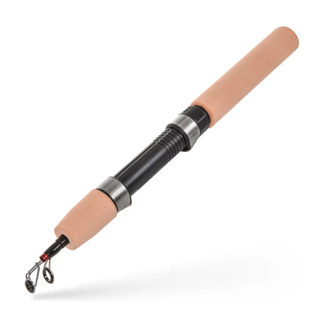 Newest Winter 60cm Super short retractable Fishing Rod Combo Set Lightweight Telescopic Mini ice Fishing reel set
