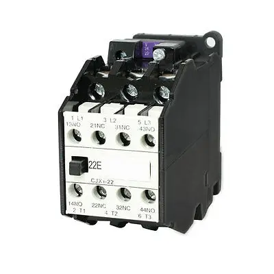 CJX1-22 AC Контактор 24 В 50 Гц катушка 22A 3-фазный 3-полюсный 2NO + 2NC | Обустройство дома