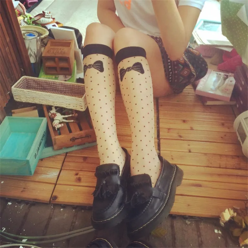 Sexy Women Socks Harajuku Kawaii Hosiery Lolita Funny Socks Medias Vintage College Girls Japanese Students Bow Knee Socks SW152 Sexy Women Socks Harajuku Kawaii Hosiery Lolita Funny Socks Medias Vintage College Girls Japanese Students Bow Knee Socks SW152