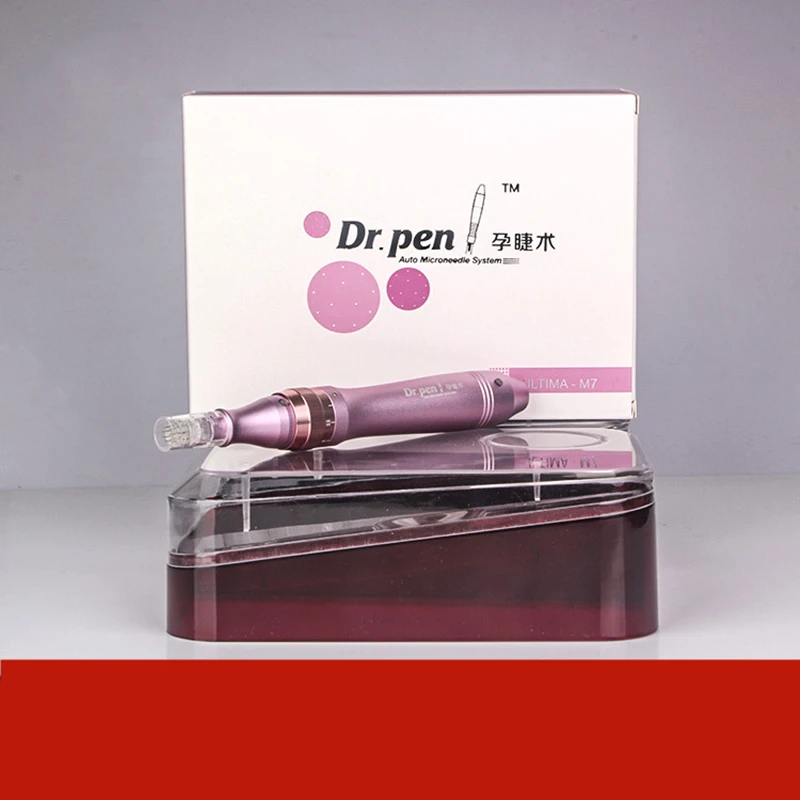 Проводная электрическая ручка Dr. pen M7-C, автоматическая Дерма ручка, игольчатые картриджи, макияж, тату, наконечники для Ultima, электрическая микроигла, терапия