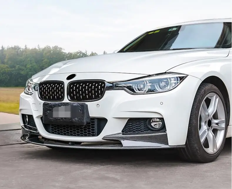 Для F30 F35 Body kit спойлер 2012- для BMW 3 серии 320i ABS задний спойлер передний бампер диффузор защитные бамперы