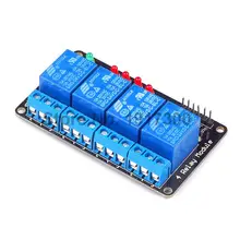 1PCS New 24V 4 Channel Relay Module Shield for Arduino ARM PIC AVR DSP Electronic