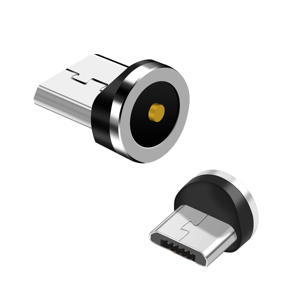 Круглый Магнитный кабель для подключения к сети Тип C Micro USB C 8 pin адаптер быстрой зарядки телефона Microusb Тип-C магнит Зарядное устройство Шнур вилки