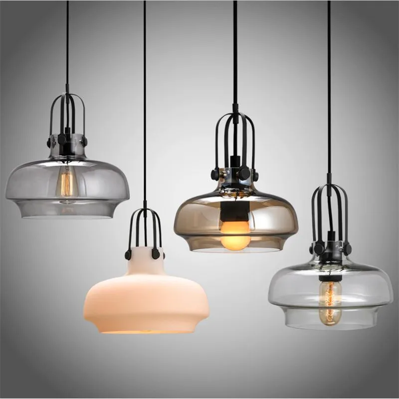 Современные европейские креативные 4 вида цветов ручной работы из стекла Led E27