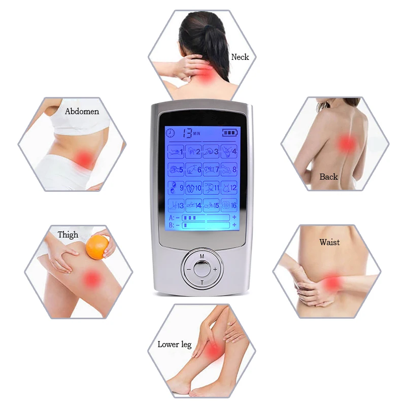 16 Modes Body Massage Pulse Machine Electric Tens Unit Digital Acupuncture Therapy Massager Back Pain Relief Health Care Device 16 Modes Body Massage Pulse Machine Electric Tens Unit Digital Acupuncture Therapy Massager Back Pain Relief Health Care Device
