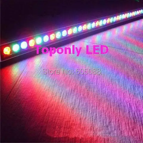 

High Quality 36pcs 1w Cree XPE led flooding light IP65 DC24v 1m led projection lighting R/G/B/W/Y/RGB colors led wall washers