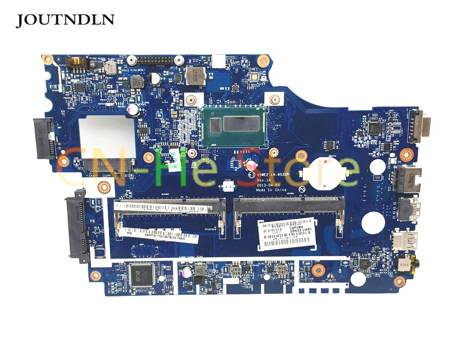 

Original FOR Acer aspire E1-572 E1-572G Laptop Motherboard NBMFM11007 NB.MFM11.007 LA-9532P W/ I5-4200U CPU Integrated Graphics