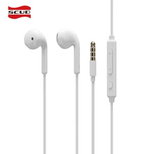 SCUD наушники для телефона MP3 MP4 шумоизоляция стерео регулятор громкости динамик спортивный наушник гарнитура для iphone samsung