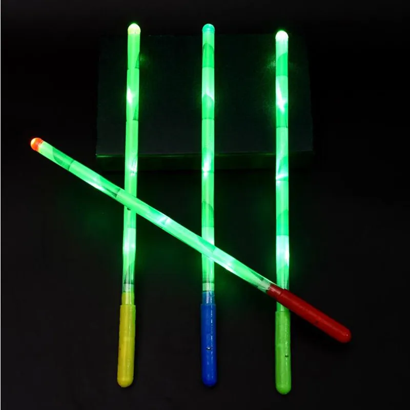 New Children LED Glowing Light Sticks Kids Flashing Wands Light Up