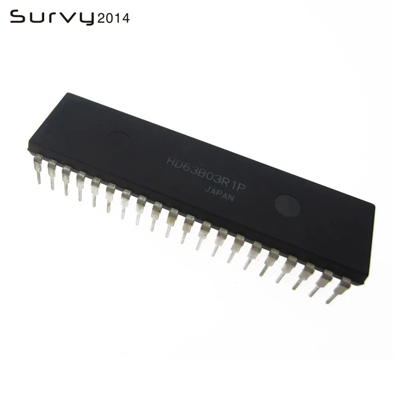 1/5PCS HD63B03R1P 63B03R1P DIP-40 8-BIT CMOS MICRO PROCESSING UNIT 2.0MHz