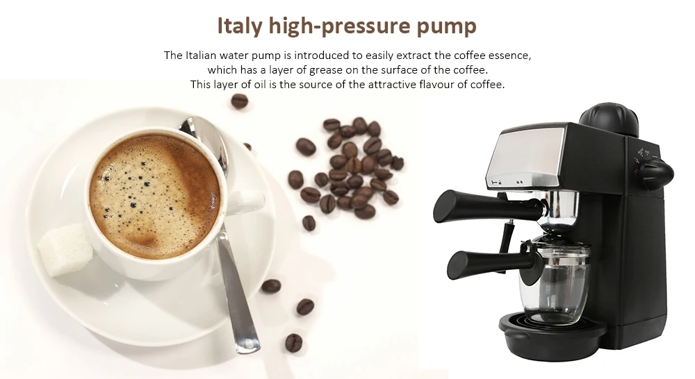 Sweet Alice SW - CRM2001 Semi-automatic Steam Type Espresso Machine Coffee Maker