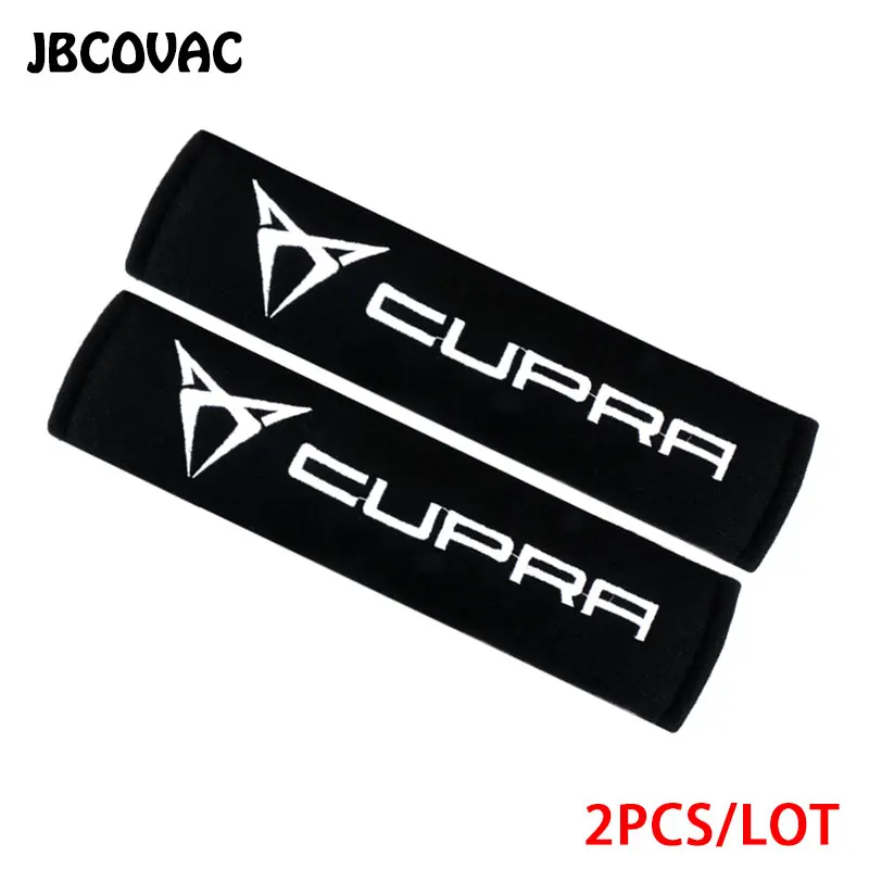 2pcs Car Accessories Auto Stickers Cover Car Styling Case For Seat Cupra Vehicle Logo Leon Ibiza Altea Belt Racing Emblems Badge