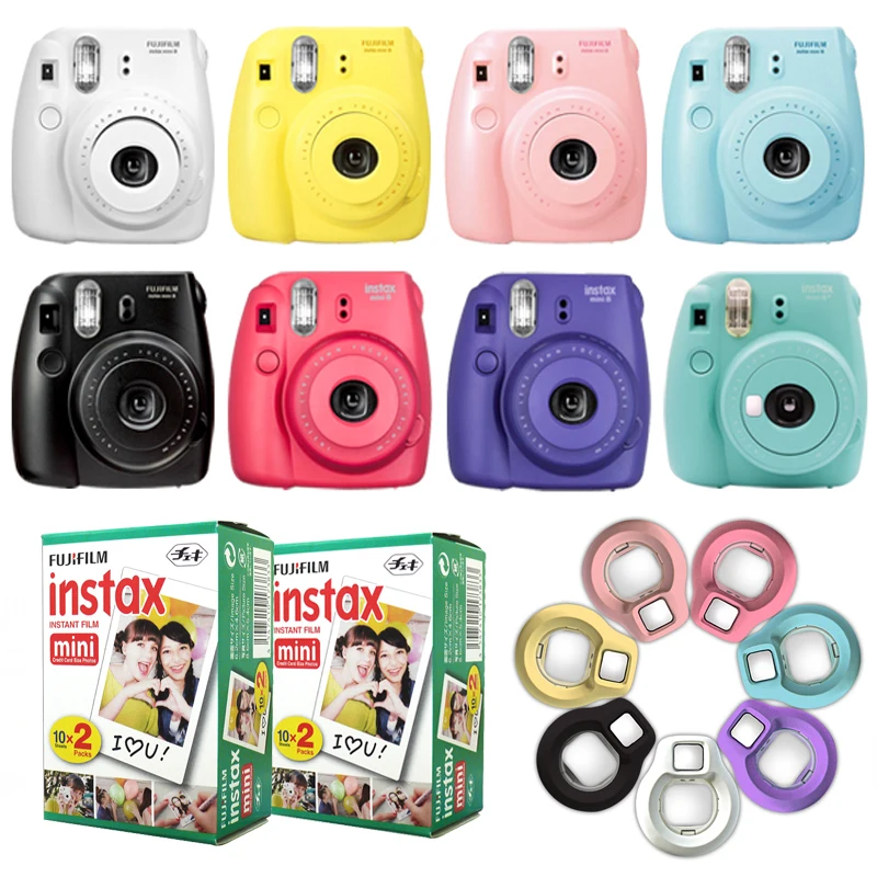 Fuji Fujifilm Instax Mini 8 мгновенная камера черный белый розовый синий малиновый