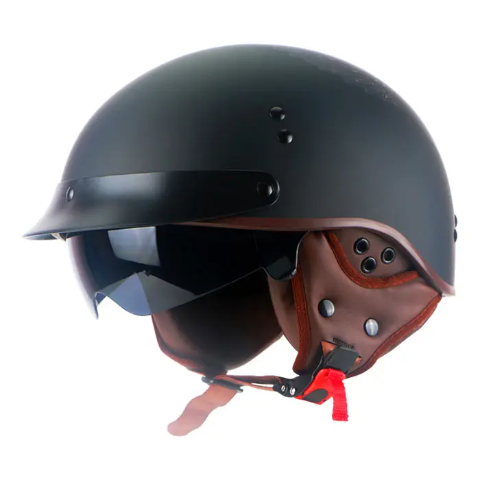 TORC T55 винтажные moto rcycle шлем Vespa Винтаж harley Лето Половина шлем с внутренним козырек струи Ретро мотоциклетный шлем в горошек - Цвет: FREEDOM WINGS Ear Ho