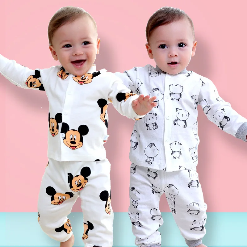 

2019 autumn cute cartoon newborn baby boy baby romper long sleeve suit baby girl clothes suit newborn baby boy clothes
