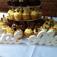 Расписанную автономных очередной сценарий буквы- Eat Me- свадебного стола украшения 10 см