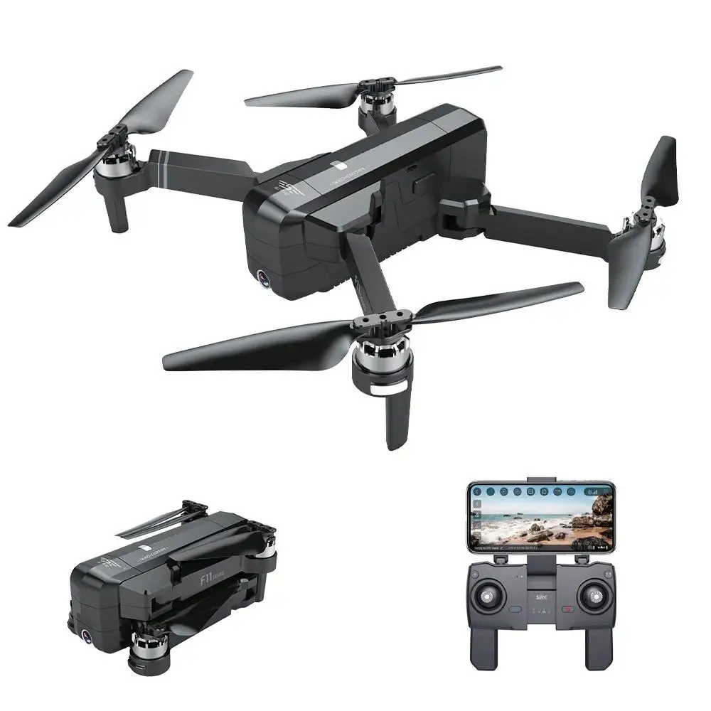 Квадрокоптер SJRC F11 PRO с GPS Wi Fi FPV 1080P/2K HD камера 25 минут полета Vs SG906|Радиоуправляемые