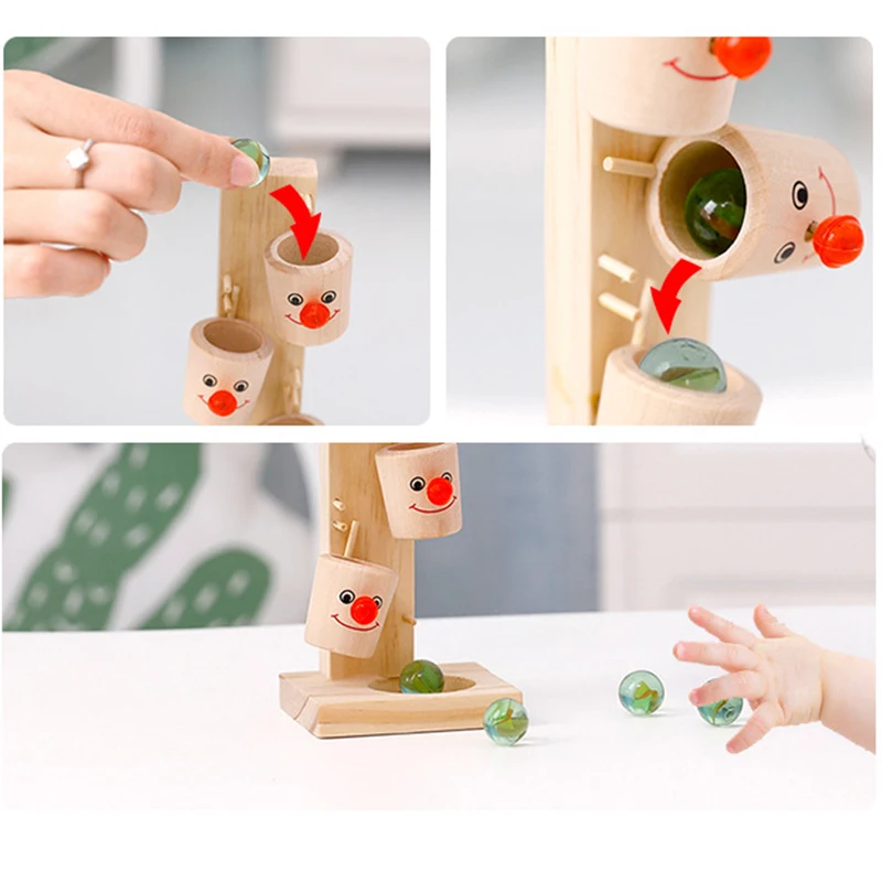 Montessori Toys Educational Wooden Toys for Children Early Learning Wood Tree Marble Ball Run Track Intelligence Game Montessori Toys Educational Wooden Toys for Children Early Learning Wood Tree Marble Ball Run Track Intelligence Game
