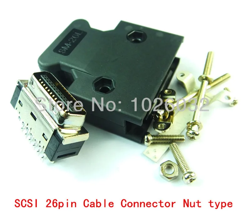 Free shipping 3M SCSI 26Pin Replace 3M 10326 SCSI Cable Connector Servo