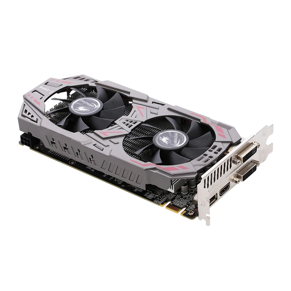 Цветная GTX950-Twin-2GD5 видеокарта 128 бит 6600 МГц GDDR5(б/у