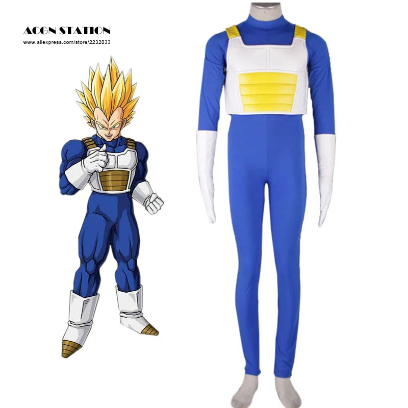 

Deep Blue Dragon Ball Kai Vegeta Anime Cosplay Costume