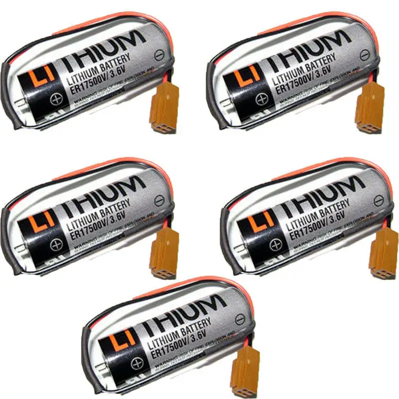 5 шт. сменная батарея для TOSHIBA ER17500V 3 6 V 2000mAh PLC с вилкой | Электроника