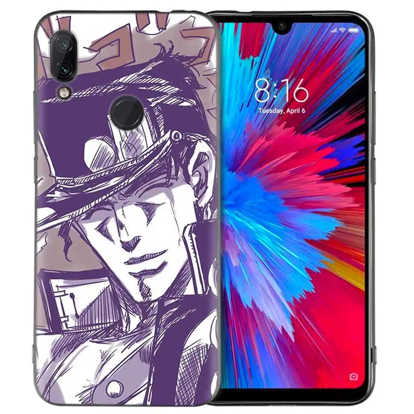 JoJo Необычные Приключения силиконовый чехол для Xiaomi Mi 9 8 Play A1 A2 Redmi Note 7 6 6A 5 Plus S2 GO Lite Pro Pocophone F1